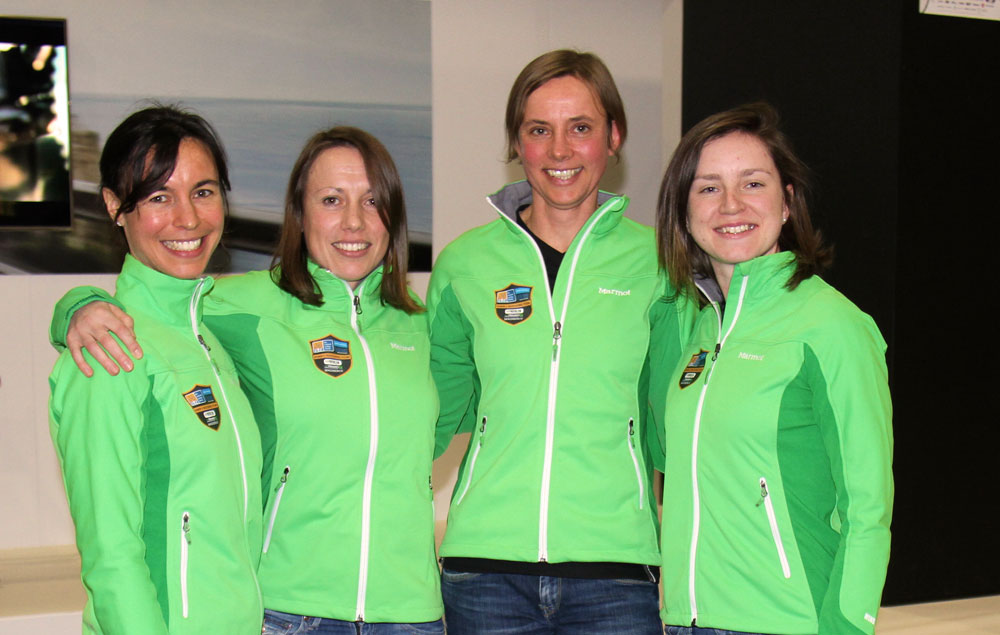 The Team CTC riders: Tamina, Helen, Astrid &amp; Lydia